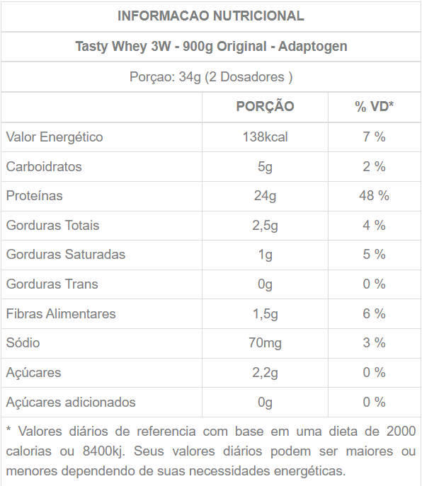 TastyWhey 2lbs (912g) - Adaptogen Science - Imagem 2